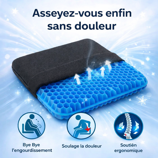 Kompressa OchronaGel — Coussin de redistribution de pression à technologie gel colonnaire